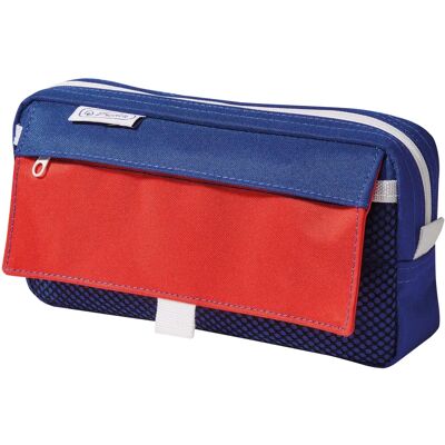 Herlitz 50022021 Potloodetui - Polyester Blauw, Rood - Potloodetui Herlitz 50022021 Potloodetui - Polyester Blauw, Rood - Potloodetui