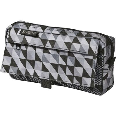 Herlitz - 50022045 - Geometric Black - 2-pocket - Penar Herlitz - 50022045 - Geometric Black - 2-pocket - Penar