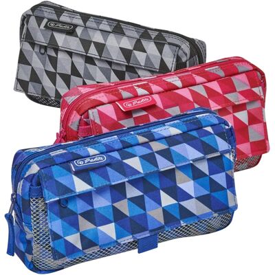 Herlitz 50022069 Custodia per matite in poliestere rosa - Pencil case Herlitz 50022069 Custodia per matite in poliestere rosa - Pencil case