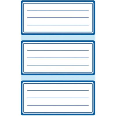Herlitz - 830240 - Blaues Rahmen - 68x37 mm - Label Herlitz - 830240 - Blaues Rahmen - 68x37 mm - Label