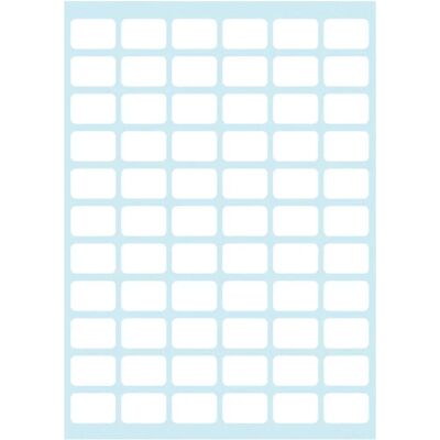 Herlitz - 830414 - 12x8mm - blanc - Étiquette Herlitz - 830414 - 12x8mm - blanc - Étiquette