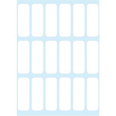 Herlitz 830448 - 34x12mm - Weiß - 108 Stk - Label Herlitz 830448 - 34x12mm - Weiß - 108 Stk - Label