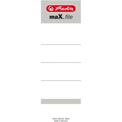 Herlitz Max.file Selbstklebende Etiketten Weiß - Rechteck 10 Stück Herlitz Max.file Selbstklebende Etiketten Weiß - Rechteck 10 Stück