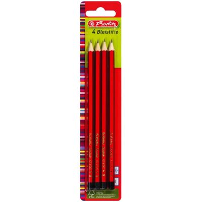 Crayon graphite Herlitz 8670028 - Dureté B Crayon graphite Herlitz 8670028 - Dureté B