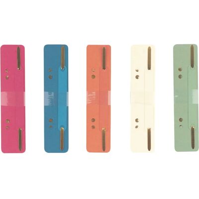 Herlitz Svorky na papír - Barevné, 4-dílné, 34x150mm - Svorky na papír Herlitz Svorky na papír - Barevné, 4-dílné, 34x150mm - Svorky na papír
