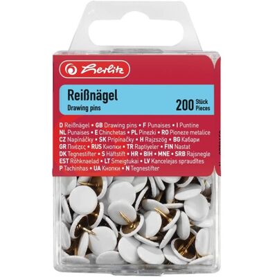 Herlitz 8770158 Punaises blanches - Punaises Herlitz 8770158 Punaises blanches - Punaises