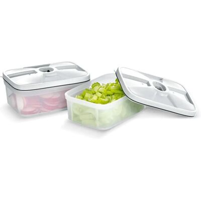 Severin ZB 3620 Vacuum Food Storage Containers - 2 x 750ml Severin ZB 3620 Vacuum Food Storage Containers - 2 x 750ml