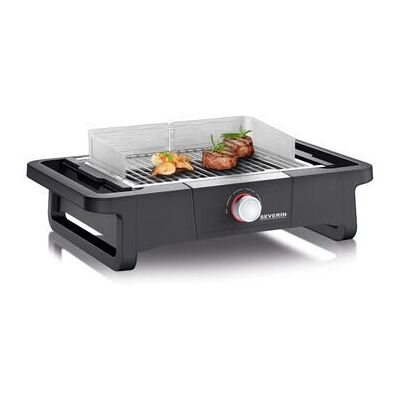 Grill électrique Severin PG 8123 - Température réglable, Acier inoxydable - Publicité Grill électrique Severin PG 8123 - Température réglable, Acier inoxydable - Publicité
