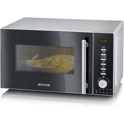 Severin MW 7773 Mikroaaltouuni grillillä ja kuumailmafukntolla 3-in-1 Severin MW 7773 Mikroaaltouuni grillillä ja kuumailmafukntolla 3-in-1