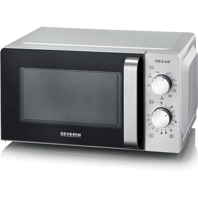 Four à micro-ondes Severin MW 7780 avec Grill 700 W 900 W 17 L Argent / Noir - Publicité Four à micro-ondes Severin MW 7780 avec Grill 700 W 900 W 17 L Argent / Noir - Publicité