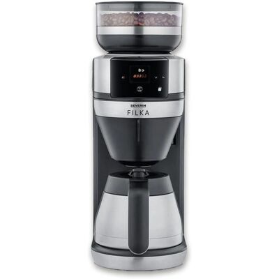 Severin KA 4853 - Schwarz, Silber - Kaffeemaschine mit Mahlwerk Severin KA 4853 - Schwarz, Silber - Kaffeemaschine mit Mahlwerk