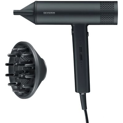 Severin 0170 Haartrockner - 2000 W, Schwarz, BLDC-Motor Severin 0170 Haartrockner - 2000 W, Schwarz, BLDC-Motor