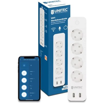 Unitec Listwa zasilająca - 30798 Kontrola WiFi Dom Inteligentny Unitec Listwa zasilająca - 30798 Kontrola WiFi Dom Inteligentny