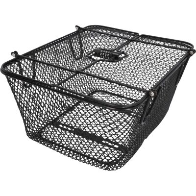 FISCHER Hinterrad Fahrradkorb - 42x20x31cm - Schwarz FISCHER Hinterrad Fahrradkorb - 42x20x31cm - Schwarz