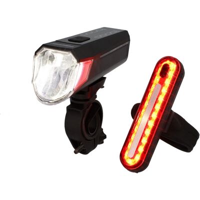 FISCHER E-Bikes 50647 Fahrradlicht-Set - LED 80 lm FISCHER E-Bikes 50647 Fahrradlicht-Set - LED 80 lm