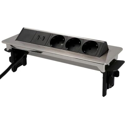 Unitec Modell 30886 Steckdose - Eingebaut, USB, Schutzkontakt, Platzsparend Unitec Modell 30886 Steckdose - Eingebaut, USB, Schutzkontakt, Platzsparend