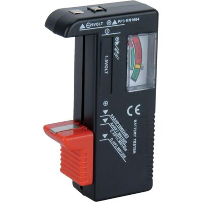 Unitec 46021 - Testador de Pilhas - Compatibilidade Universal - Sem Alimentação Externa - Display Analógico Unitec 46021 - Testador de Pilhas - Compatibilidade Universal - Sem Alimentação Externa - Display Analógico