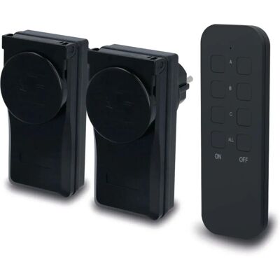 Unitec 48113 Interruptor sem fio - Preto Unitec 48113 Interruptor sem fio - Preto