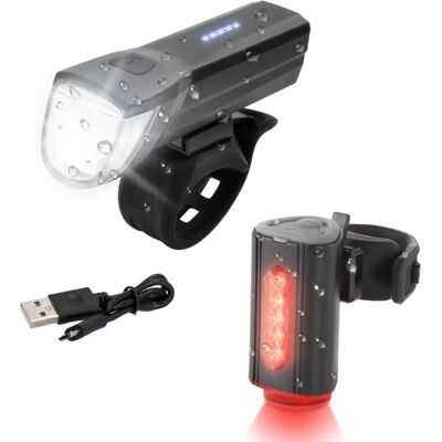 FISCHER LED Fahrradbeleuchtungsset mit 360° Bodenprojektion FISCHER LED Fahrradbeleuchtungsset mit 360° Bodenprojektion