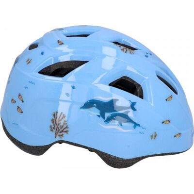 Casque enfant Dolphin XS/S FISCHER - Réglable et éclairé - Publicité Casque enfant Dolphin XS/S FISCHER - Réglable et éclairé - Publicité