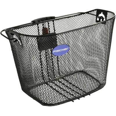 Fischer Bike Handlebar Basket - Quick Release, 5kg Capacity Fischer Bike Handlebar Basket - Quick Release, 5kg Capacity