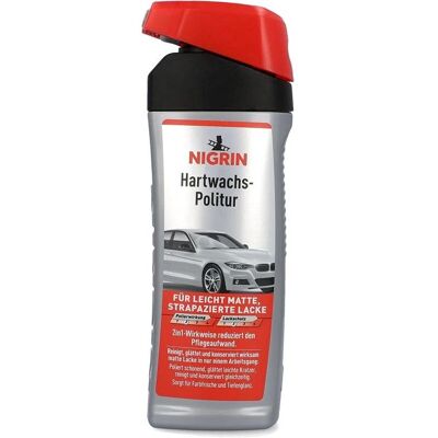NIGRIN Hartwachs-Politur - Autowachs - 500ml - Glänzende Lackpflege NIGRIN Hartwachs-Politur - Autowachs - 500ml - Glänzende Lackpflege