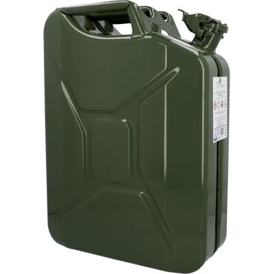 Unitec 73855 Benzinkanister - Stahl, 20L, Grün, BAM genehmigt Unitec 73855 Benzinkanister - Stahl, 20L, Grün, BAM genehmigt