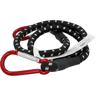 uniTEC Elastic Tie 800mm - Durchmesser 10 mm - 3er Pack - Elastisches Seil mit Karabiner uniTEC Elastic Tie 800mm - Durchmesser 10 mm - 3er Pack - Elastisches Seil mit Karabiner