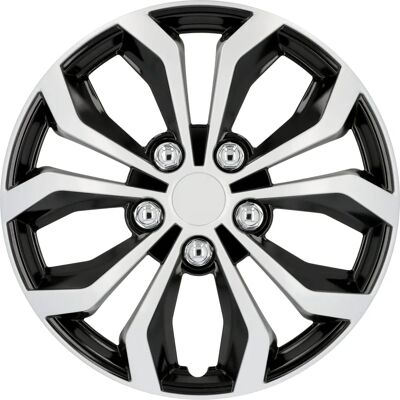 Cartrend Daytona 15 Zoll Radzierblende Schwarz/Silber - Radzierblende Cartrend Daytona 15 Zoll Radzierblende Schwarz/Silber - Radzierblende