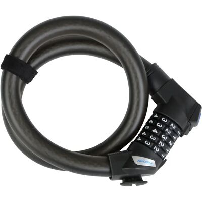 Fischer 85902 AA8 Lucchetto a Cavo - Livello di sicurezza 7, 85cm, Nero Fischer 85902 AA8 Lucchetto a Cavo - Livello di sicurezza 7, 85cm, Nero