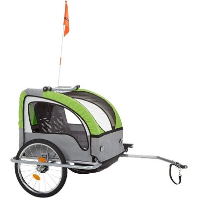 Remorque Enfant FISCHER - Cadre en acier, Roues 20 pouces, 23kg Capacité - Publicité Remorque Enfant FISCHER - Cadre en acier, Roues 20 pouces, 23kg Capacité - Publicité