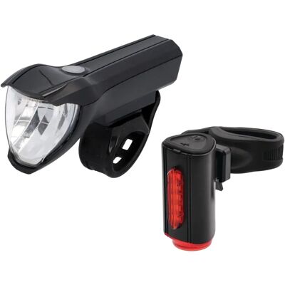 FISCHER TWIN fietslampenset - 360° zichtbaarheid, waterdicht, oplaadbaar FISCHER TWIN fietslampenset - 360° zichtbaarheid, waterdicht, oplaadbaar