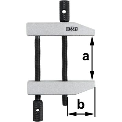BESSEY - Parallelzwinge 105mm Stahl-Handspanner BESSEY - Parallelzwinge 105mm Stahl-Handspanner