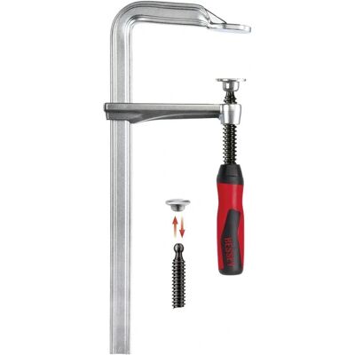 Bessey 600 mm Stålklemme - Justerbar, Høy Krefter, Ergonomisk Håndtak Bessey 600 mm Stålklemme - Justerbar, Høy Krefter, Ergonomisk Håndtak