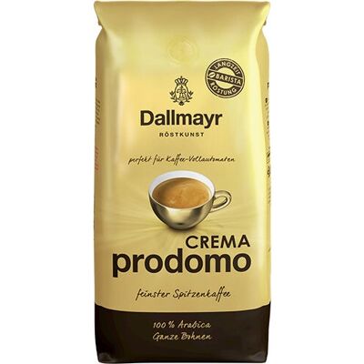 Ziarna Kawy Dallmayr Prodomo - Arabica, Średni Stopień Palenia, 1kg Ziarna Kawy Dallmayr Prodomo - Arabica, Średni Stopień Palenia, 1kg