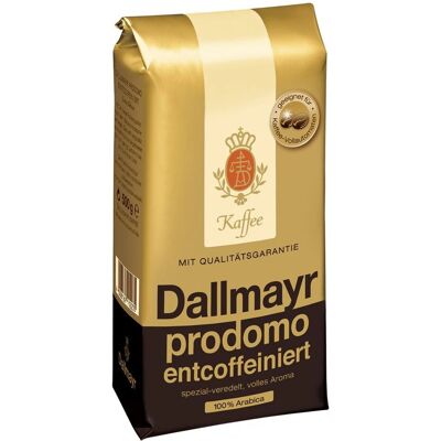 Dallmayr Prodomo entcoffeiniert Kaffeebohnen - Kaffeeart Dallmayr Prodomo entcoffeiniert Kaffeebohnen - Kaffeeart