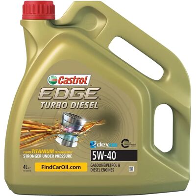 Castrol Edge Turbo Diesel 5W-40 - Olej silnikowy Castrol Edge Turbo Diesel 5W-40 - Olej silnikowy