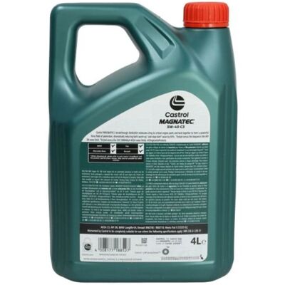 Castrol Magnatec 5W40 C3 4L - Moottoriöljy Castrol Magnatec 5W40 C3 4L - Moottoriöljy