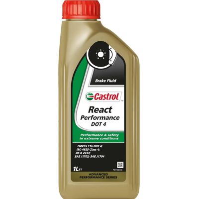 Liquide de frein Castrol Jaune - 1L - Publicité Liquide de frein Castrol Jaune - 1L - Publicité