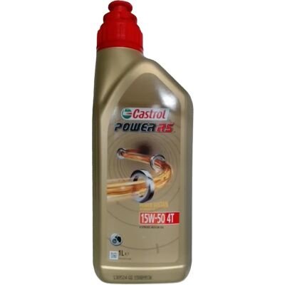 Castrol Power RS 4T 15W-50 1 liter - Motorolja Castrol Power RS 4T 15W-50 1 liter - Motorolja