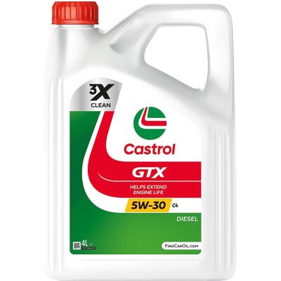 Castrol GTX 5W-30 C4 Diesel Oil 4L (15F64E) Castrol GTX 5W-30 C4 Diesel Oil 4L (15F64E)