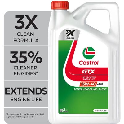 Castrol GTX 15W-40 Motoröl - Kraftfahrzeugtyp Castrol GTX 15W-40 Motoröl - Kraftfahrzeugtyp