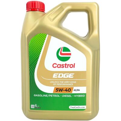 Castrol Edge 5W-40 A3/B4 - Aceite de motor Castrol Edge 5W-40 A3/B4 - Aceite de motor