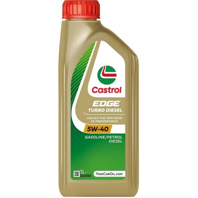 Castrol Edge Turbo Diesel 5W-40 - Motorová olej - 1L Castrol Edge Turbo Diesel 5W-40 - Motorová olej - 1L