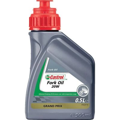 Huile de fourche Castrol 20W - 500ml - Liquide de suspension Huile de fourche Castrol 20W - 500ml - Liquide de suspension