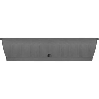 Jardinière GARDEN ID Terraflor Anthracite 80 cm - Durable et Recyclable - Publicité Jardinière GARDEN ID Terraflor Anthracite 80 cm - Durable et Recyclable - Publicité
