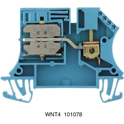 Weidmüller WNT 4 10X3 - Bloque de terminal neutro, 100 piezas Weidmüller WNT 4 10X3 - Bloque de terminal neutro, 100 piezas