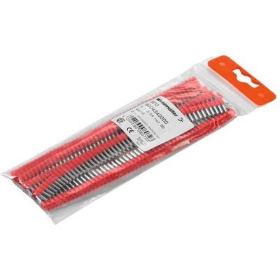 Weidmüller H1,0/14D R BD - Cable End Cap, Red, 8mm, 1mm² Weidmüller H1,0/14D R BD - Cable End Cap, Red, 8mm, 1mm²