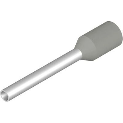 Weidmüller H0.75/18D Elektriske Terminaler - Sikker krympning, 0.75 mm², Grå Weidmüller H0.75/18D Elektriske Terminaler - Sikker krympning, 0.75 mm², Grå