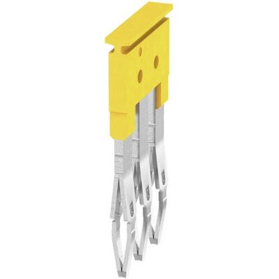 Weidmüller ZQV 2.5/3 Tverrkobling - Tverrkobling, 3-polet, Gul Weidmüller ZQV 2.5/3 Tverrkobling - Tverrkobling, 3-polet, Gul